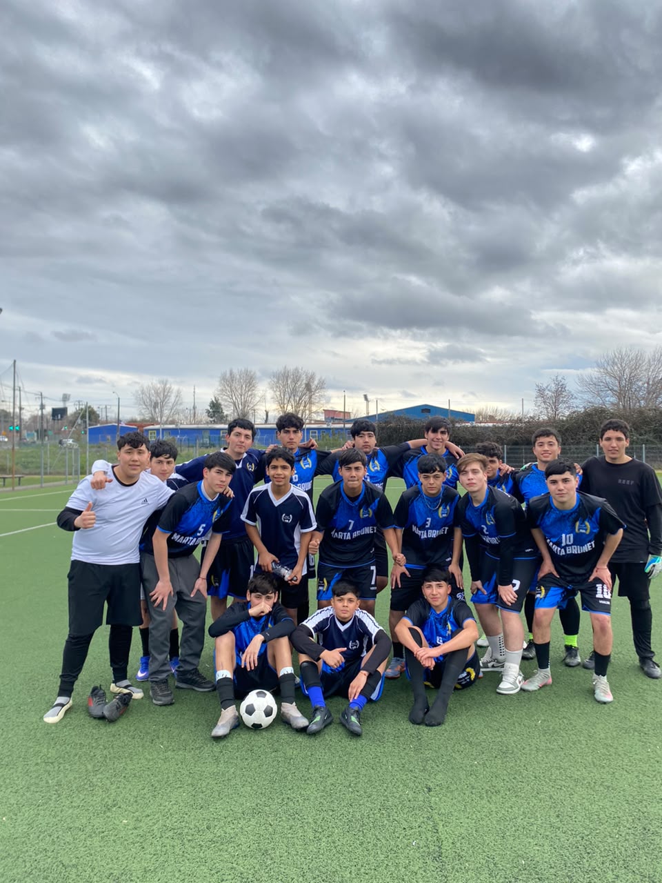Equipo de fútbol del Colegio Marta Brunet