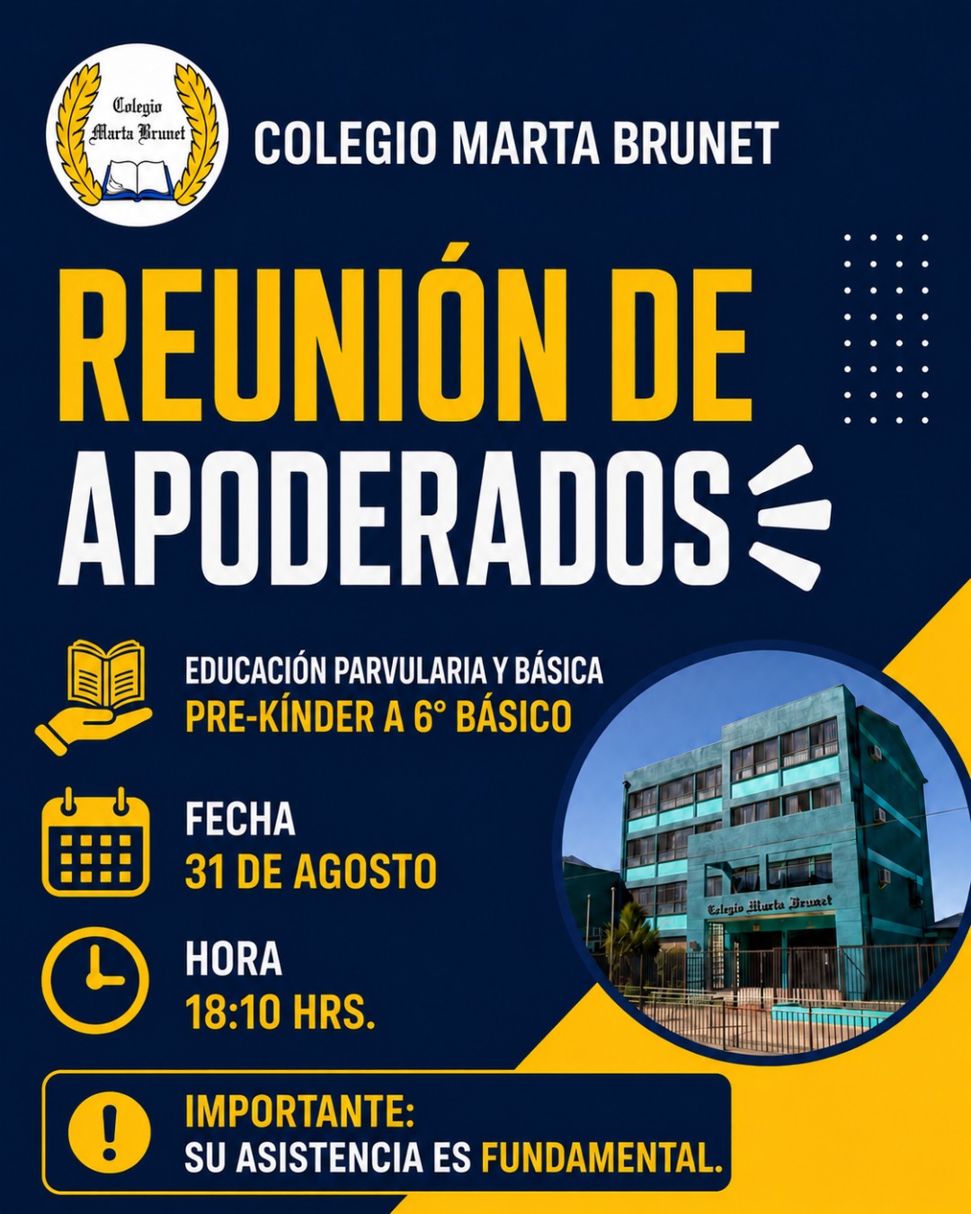 📢 REUNIÓN DE APODERADOS Basica