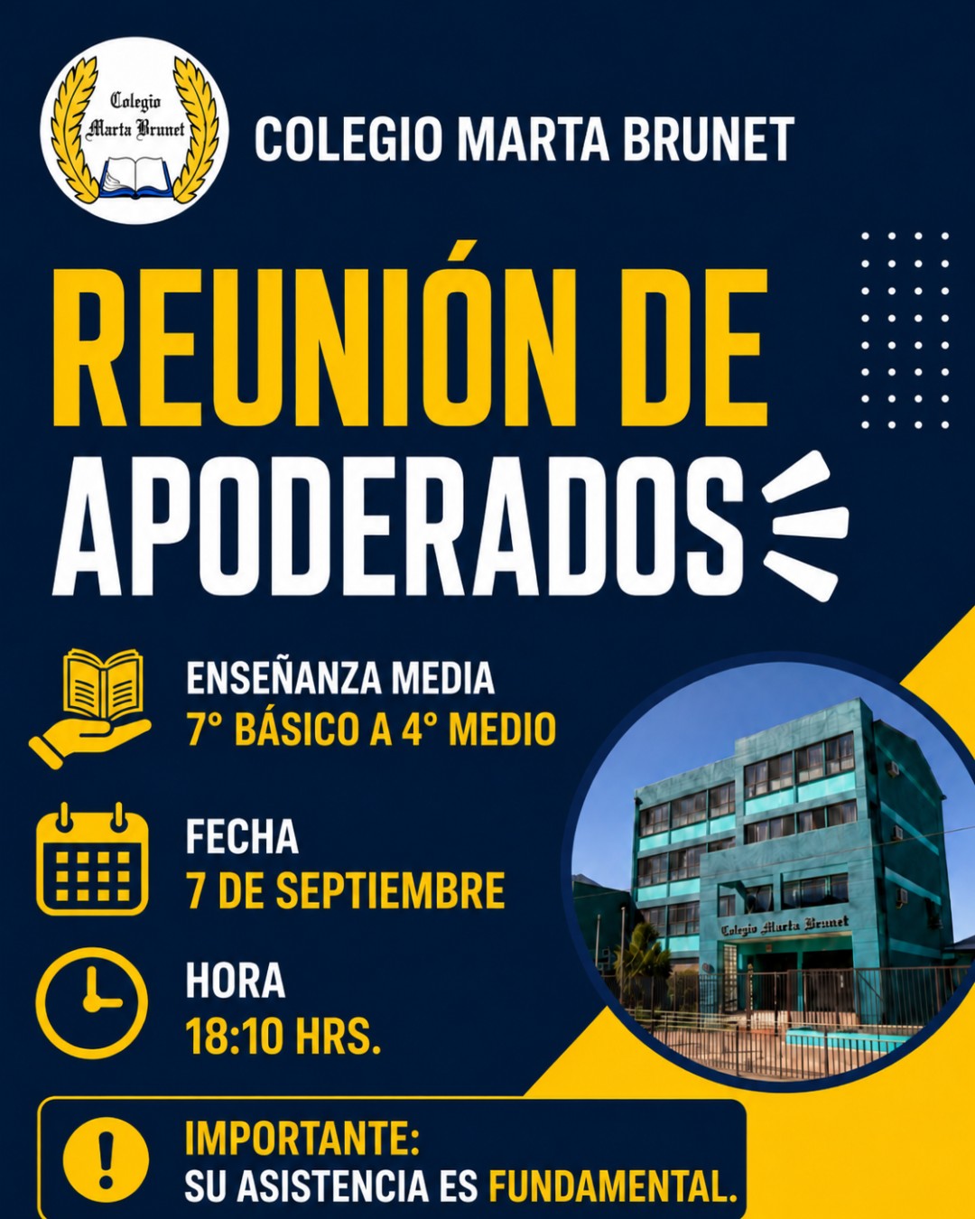 📢 REUNIÓN DE APODERADOS – ENSEÑANZA MEDIA