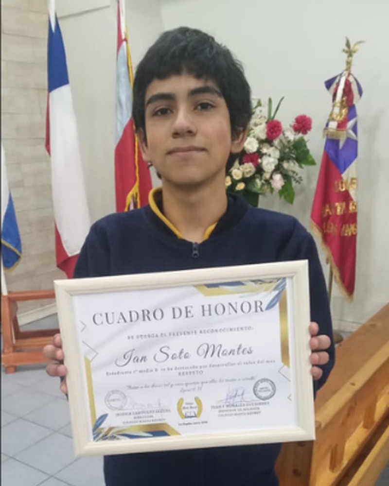 Ian Ricardo Soto Montes - I° Medio B