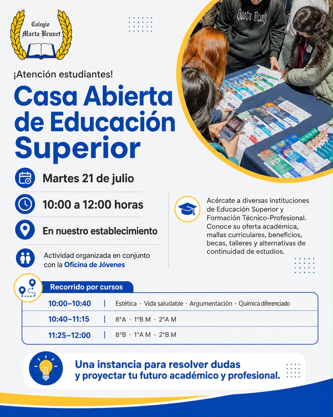 🎓 Casa Abierta de Educación Superior