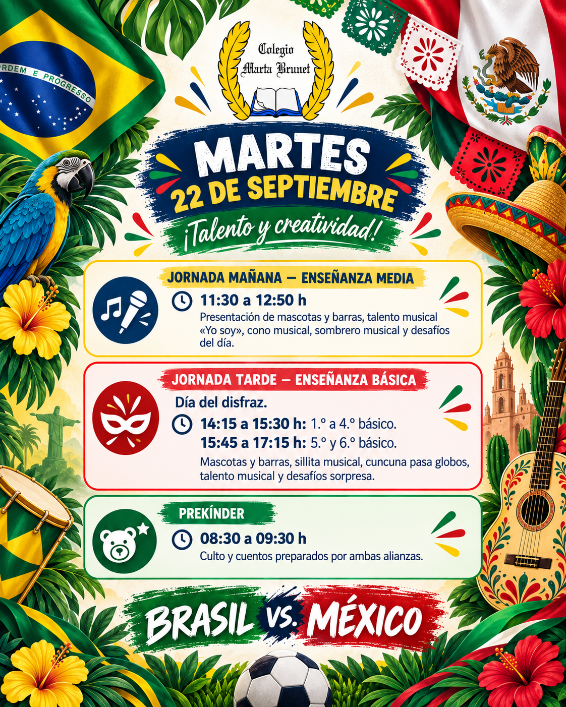🇧🇷🇲🇽 ¡Celebramos 45 años de historia, fe y comunidad! 🎉