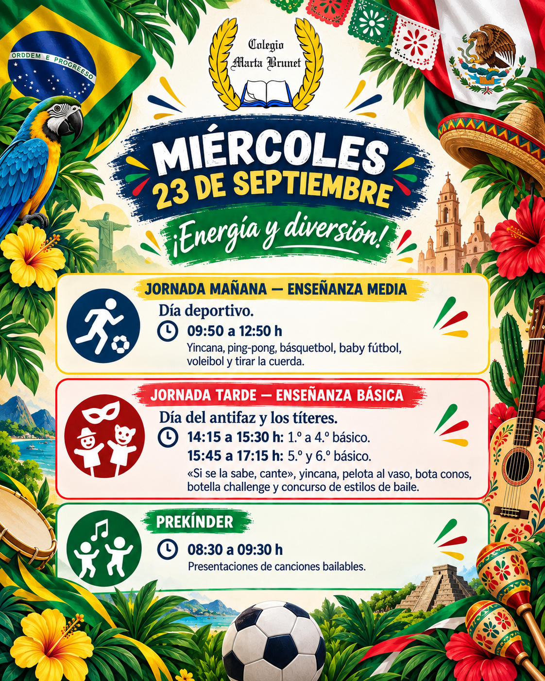 🇧🇷🇲🇽 ¡Celebramos 45 años de historia, fe y comunidad! 🎉